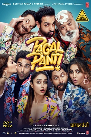 Pagalpanti (2019) Hindi Full Movie 480p - 720p - 1080p - 2160p 4K poster