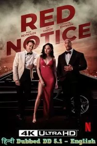 Red Notice – Netflix Original (2021) Dual Audio {Hindi-English} 480p - 720p - 1080p - 2160p poster