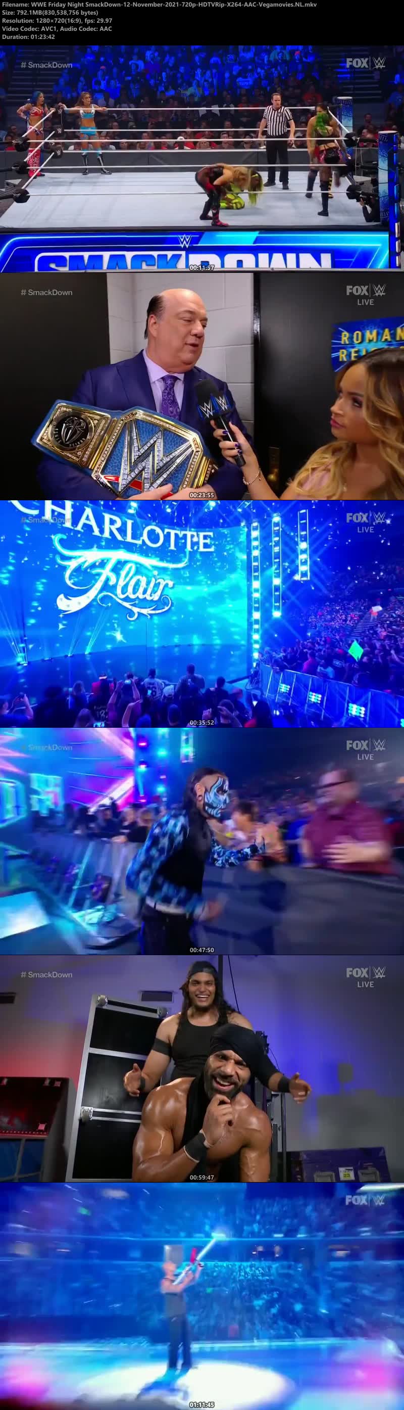 WWE Friday Night SmackDown 12th November (2021) screenshot