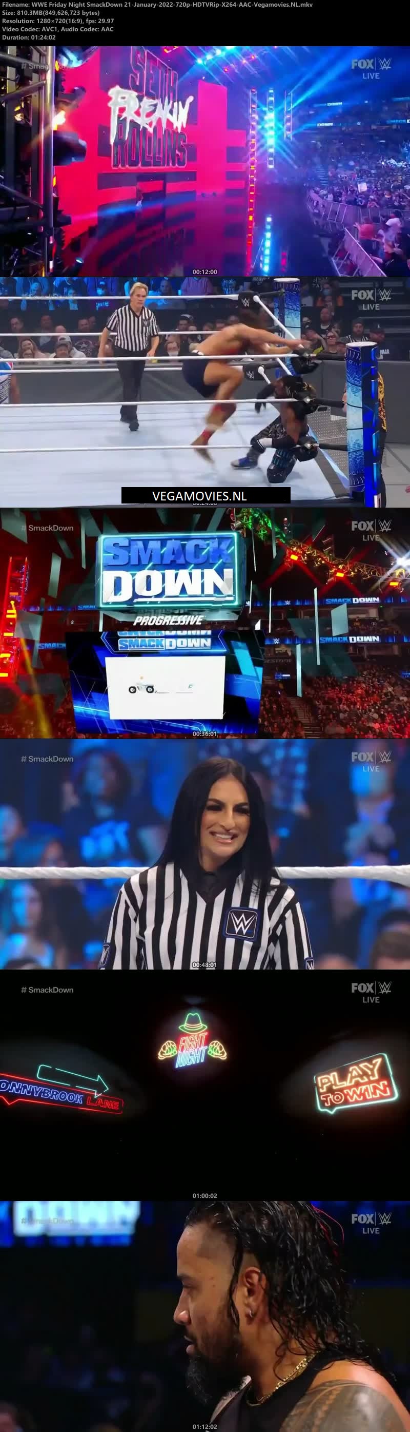 WWE Friday Night SmackDown 21st January (2022) screenshot