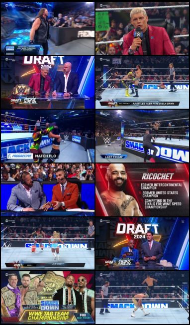 WWE Friday Night SmackDown (26th April – 2024) English Full WWE Show 480p - 720p HDRip screenshot
