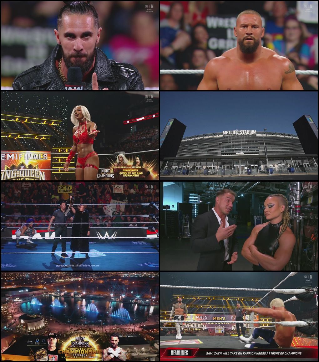 WWE Monday Night Raw (23rd June 2025) English Full WWE Show 480p 720p 1080p WEB-DL screenshot