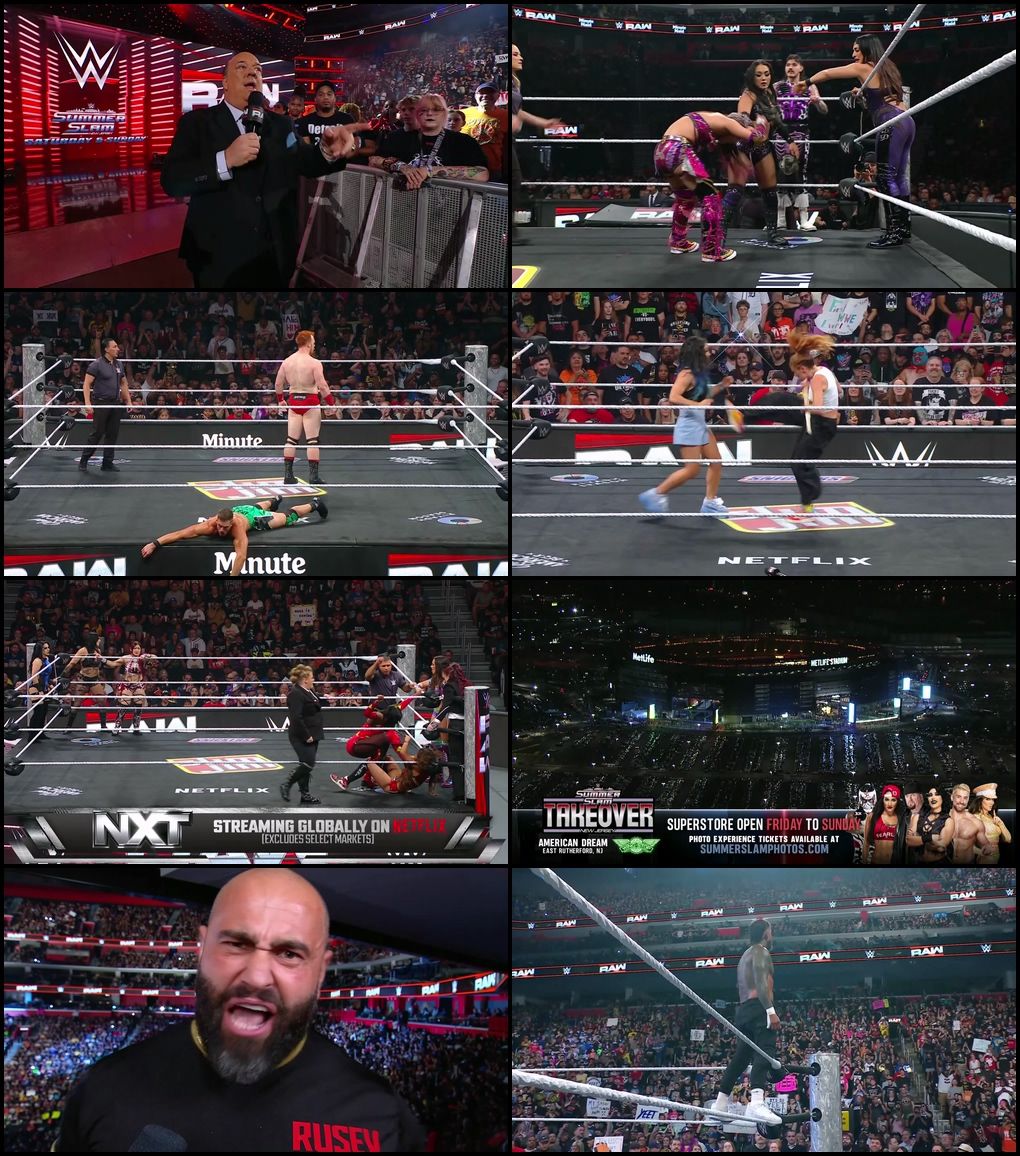WWE Monday Night Raw (28th July 2025) Hindi-English Full WWE Show 480p 720p 1080p WEB-DL screenshot