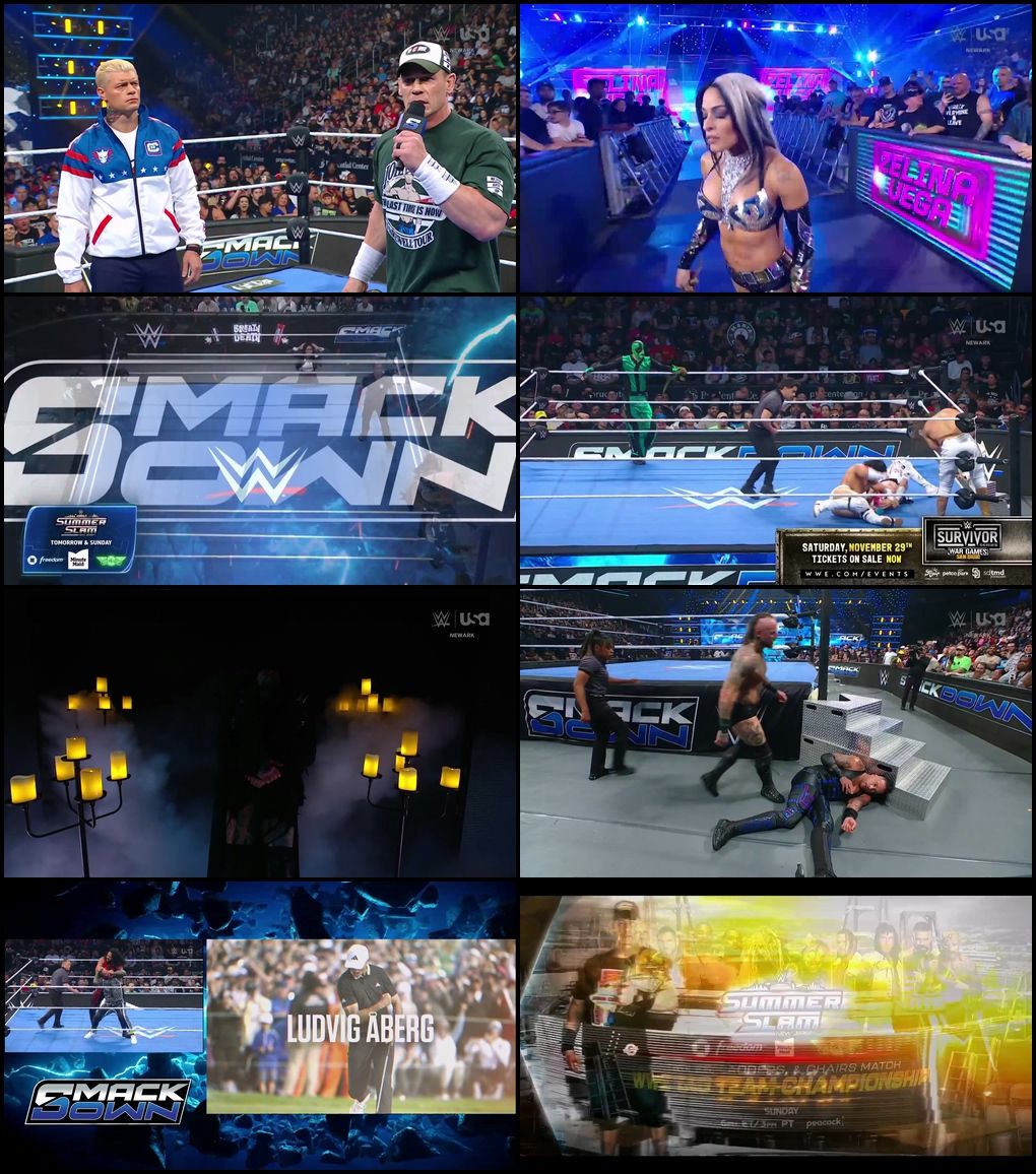 WWE Friday Night SmackDown (1st-August 2025) English Full WWE Show 480p 720p 1080p WEB-DL screenshot
