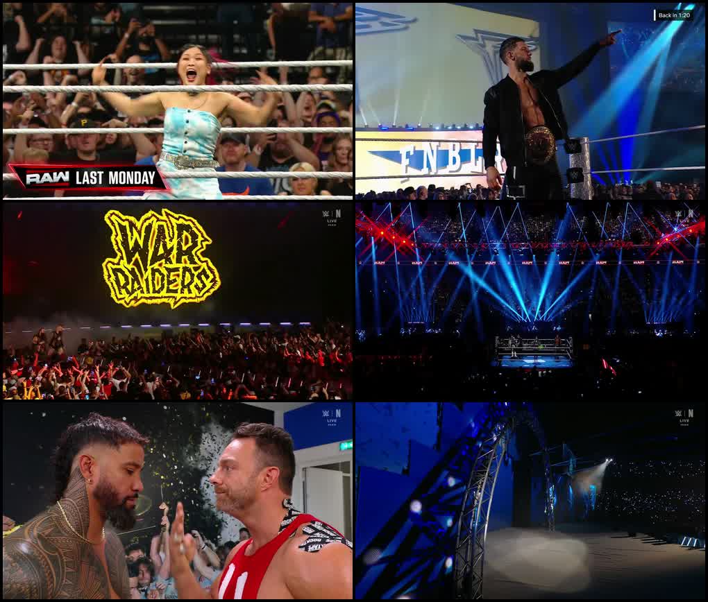 WWE Monday Night Raw (1st September 2025) English Full WWE Show 480p 720p 1080p WEB-DL screenshot