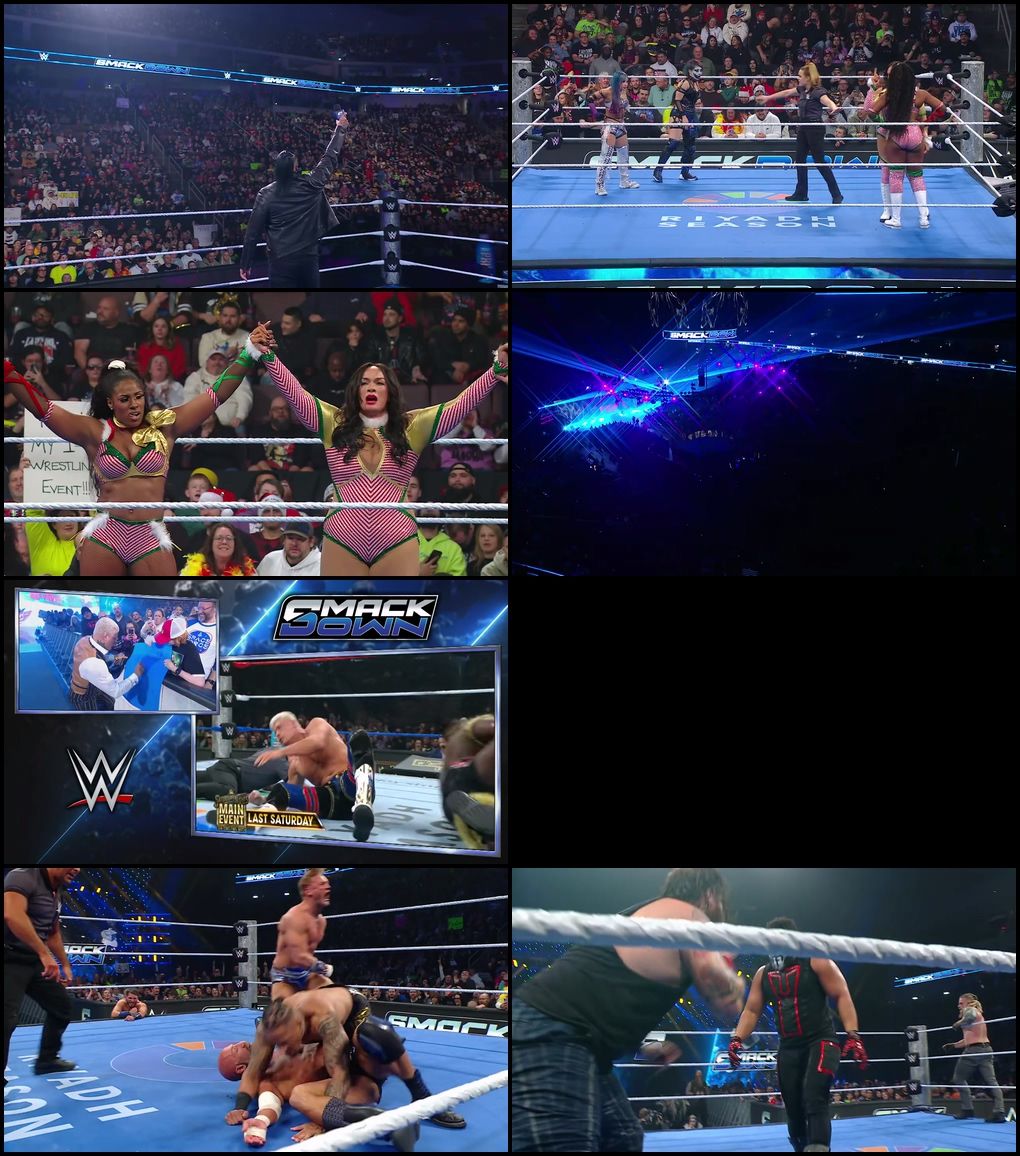 WWE Friday Night SmackDown (19th December 2025) Hindi+English Full WWE Show 480p 720p 1080p WEB-DL screenshot