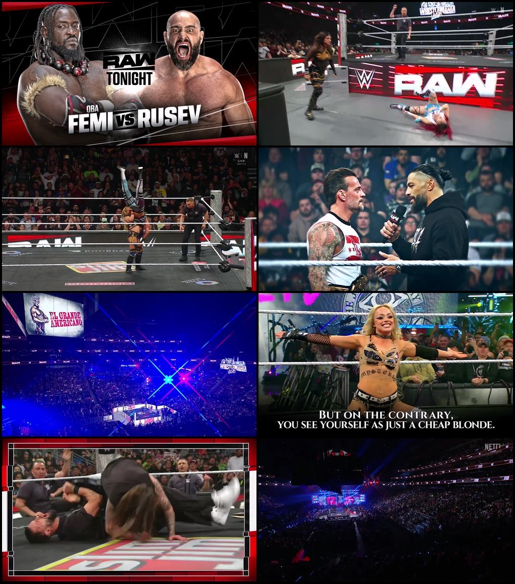 WWE Monday Night Raw (9th March 2026) English Full WWE Show 480p 720p 1080p WEB-DL screenshot