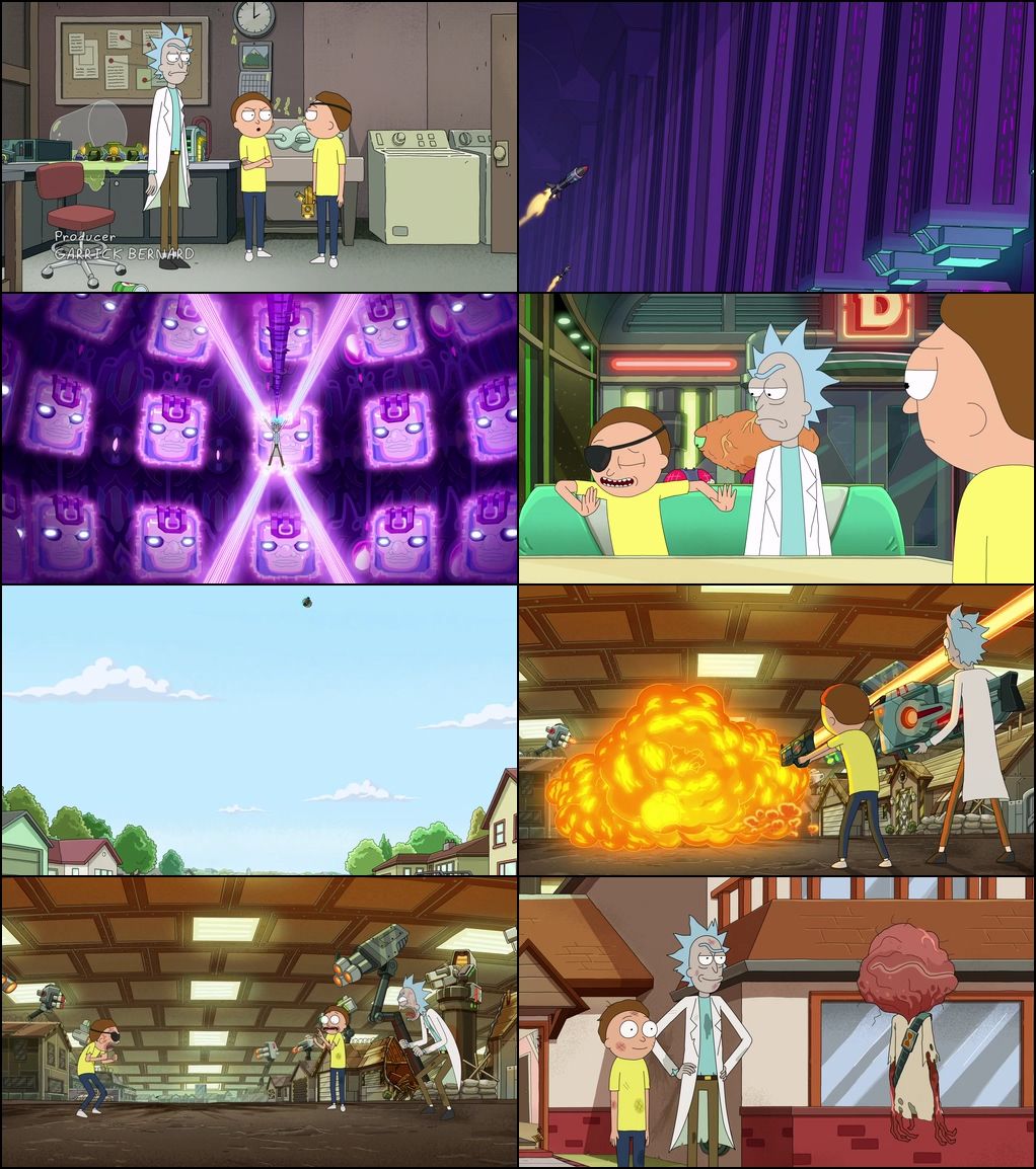 Rick and Morty (Season 1 – 9) {English With Hindi Subtitles} 720p WEB-DL – (S9 : Episode 10 Added) screenshot
