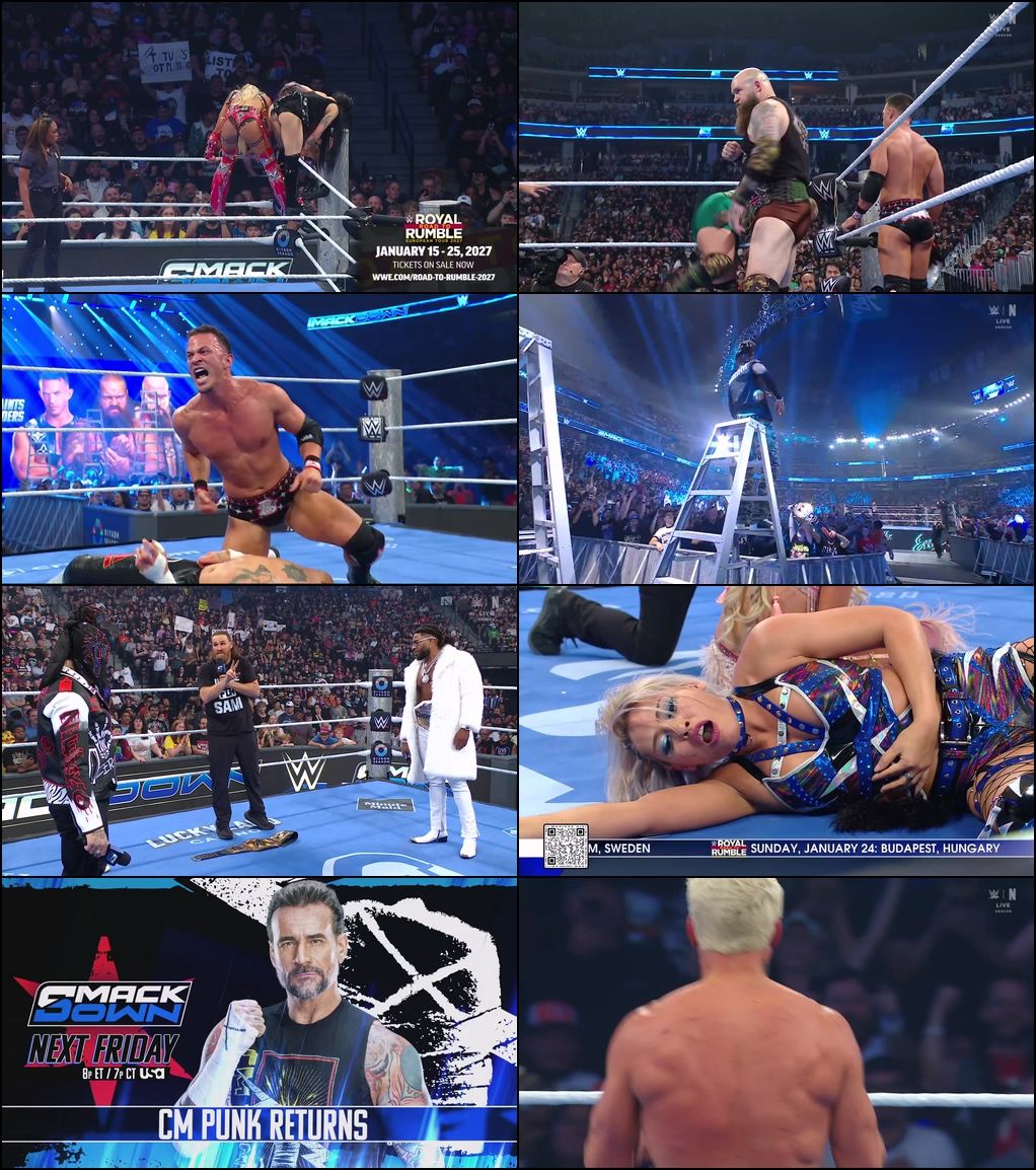 WWE Friday Night SmackDown (2nd-October 2026) Dual Audio {Hindi-English} Full WWE Show 480p 720p 1080p WEB-DL screenshot